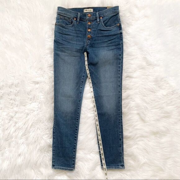 MADEWELL 9" Rise Skinny Crop Jeans! - Picture 2 of 7